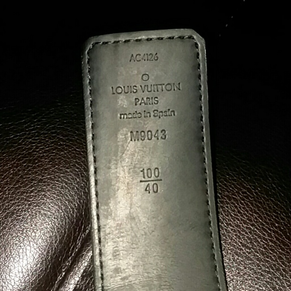 Louis Vuitton Belt Monogram Eclipse Black/Gray - Picture 3 of 4